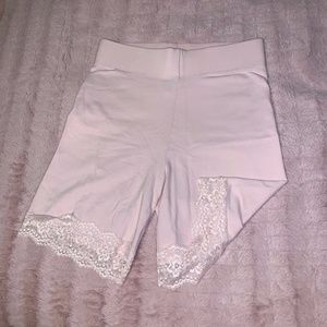 Pink High Waisted Biker shorts